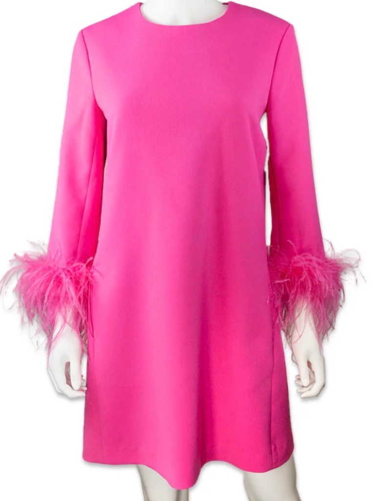 Tuckernuck Pink Feather Mod Elite Dress